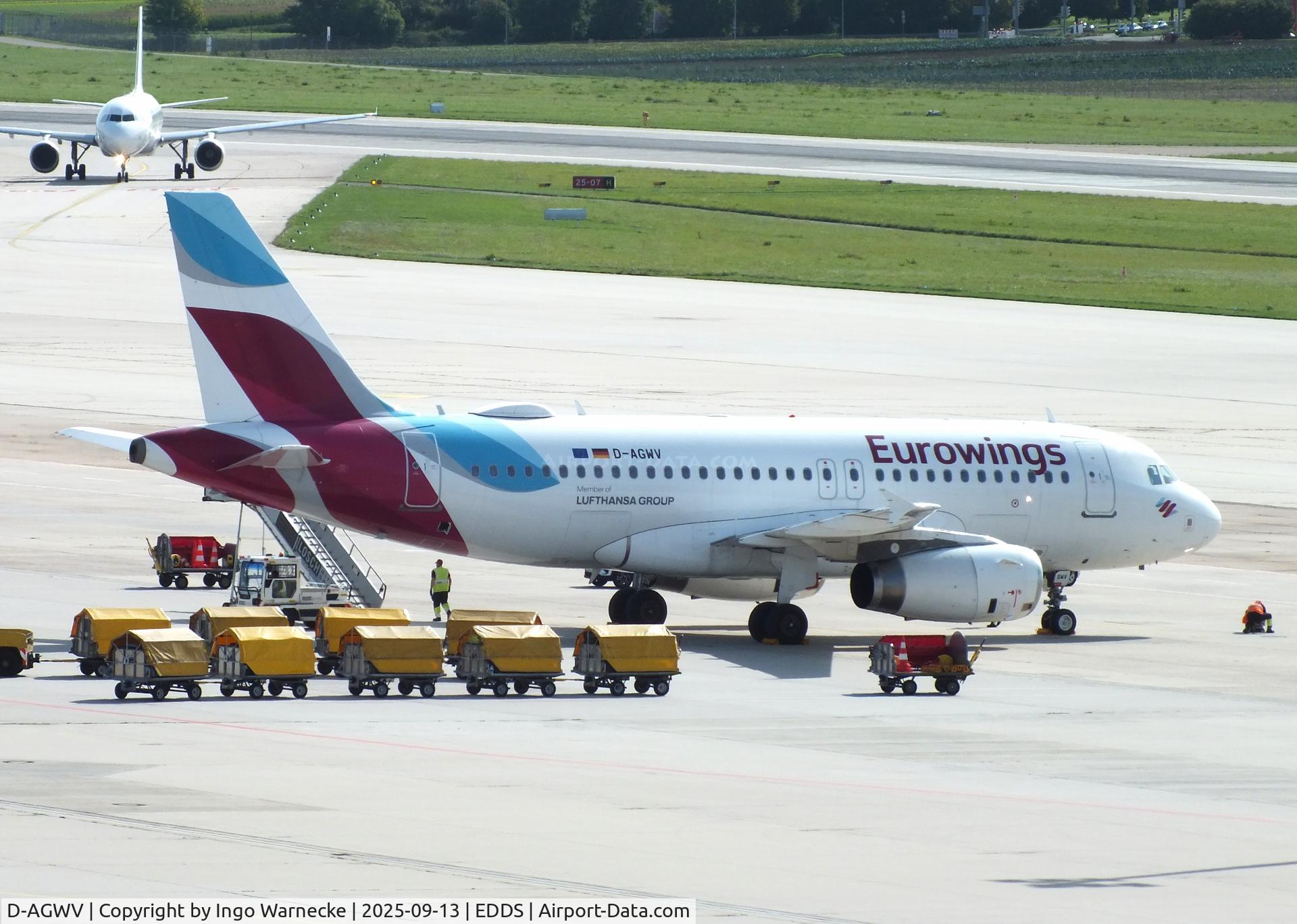 D-AGWV, 2013 Airbus A319-132 C/N 5467, Airbus A319-132 of Eurowings at Stuttgart airport