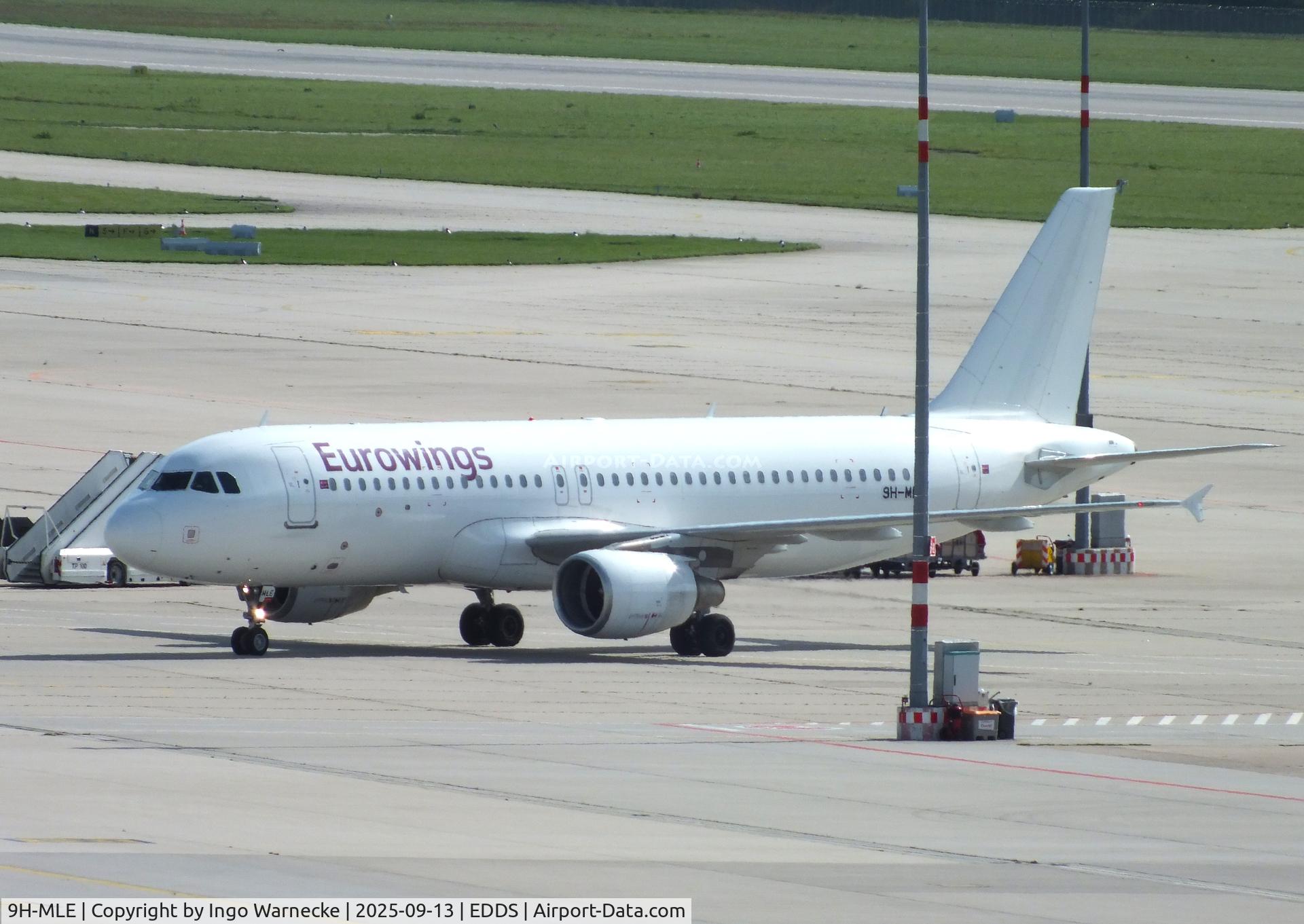 9H-MLE, Airbus A320-214 C/N 4767, Airbus A320-214 of Eurowings (leased from Avion Express) at Stuttgart airport