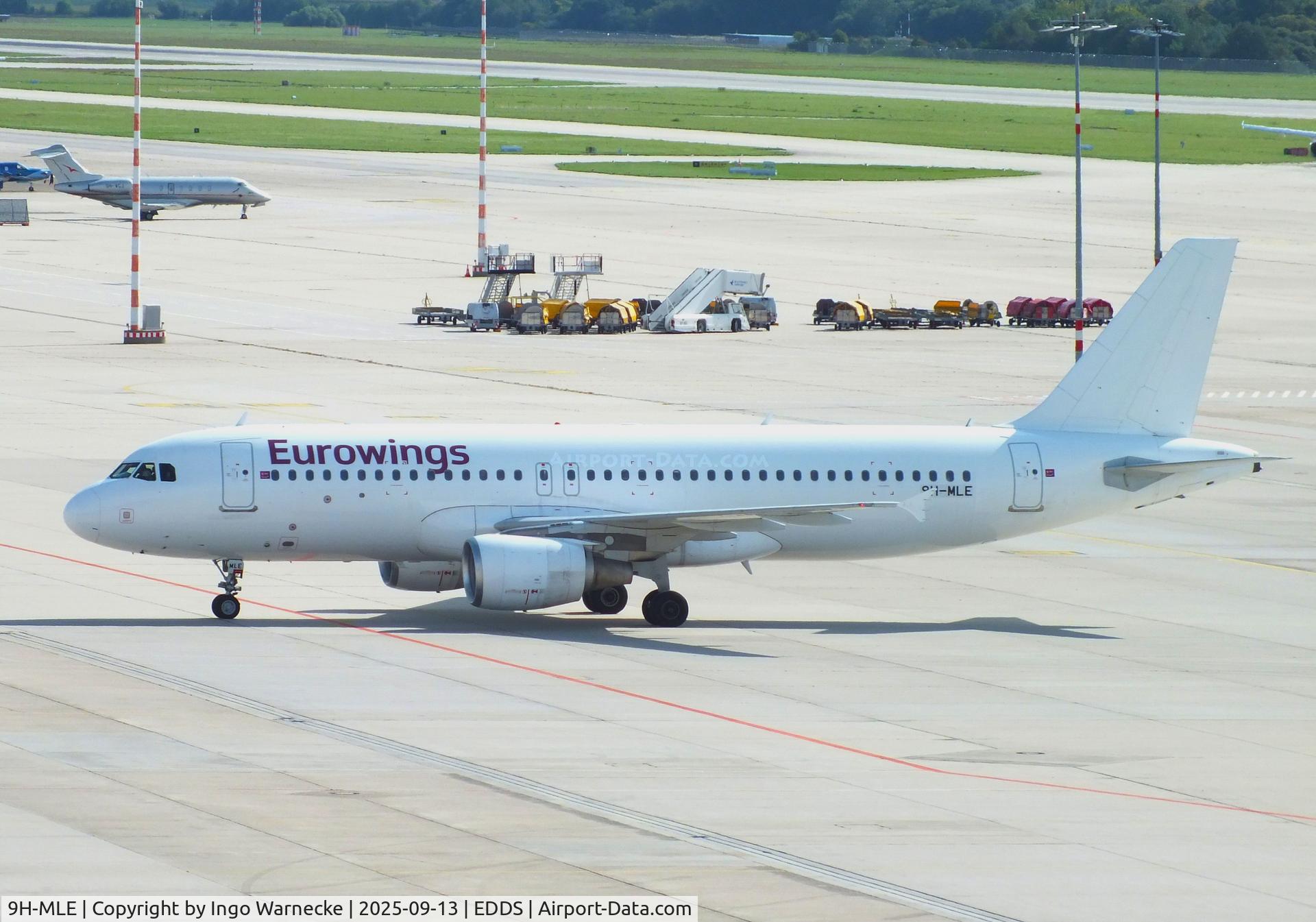 9H-MLE, Airbus A320-214 C/N 4767, Airbus A320-214 of Eurowings (leased from Avion Express) at Stuttgart airport