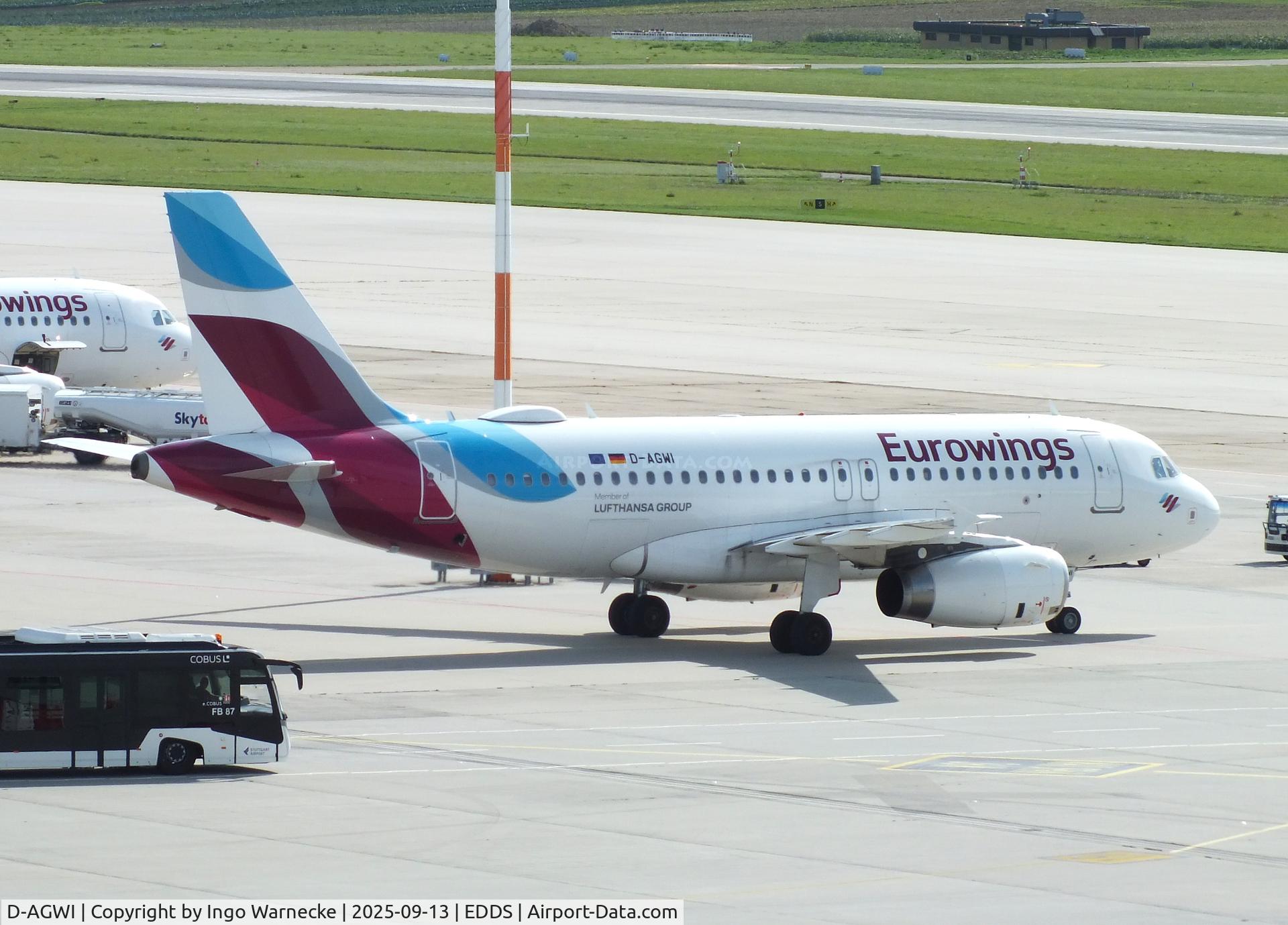 D-AGWI, 2008 Airbus A319-132 C/N 3358, Airbus A319-132 of Eurowings at Stuttgart airport