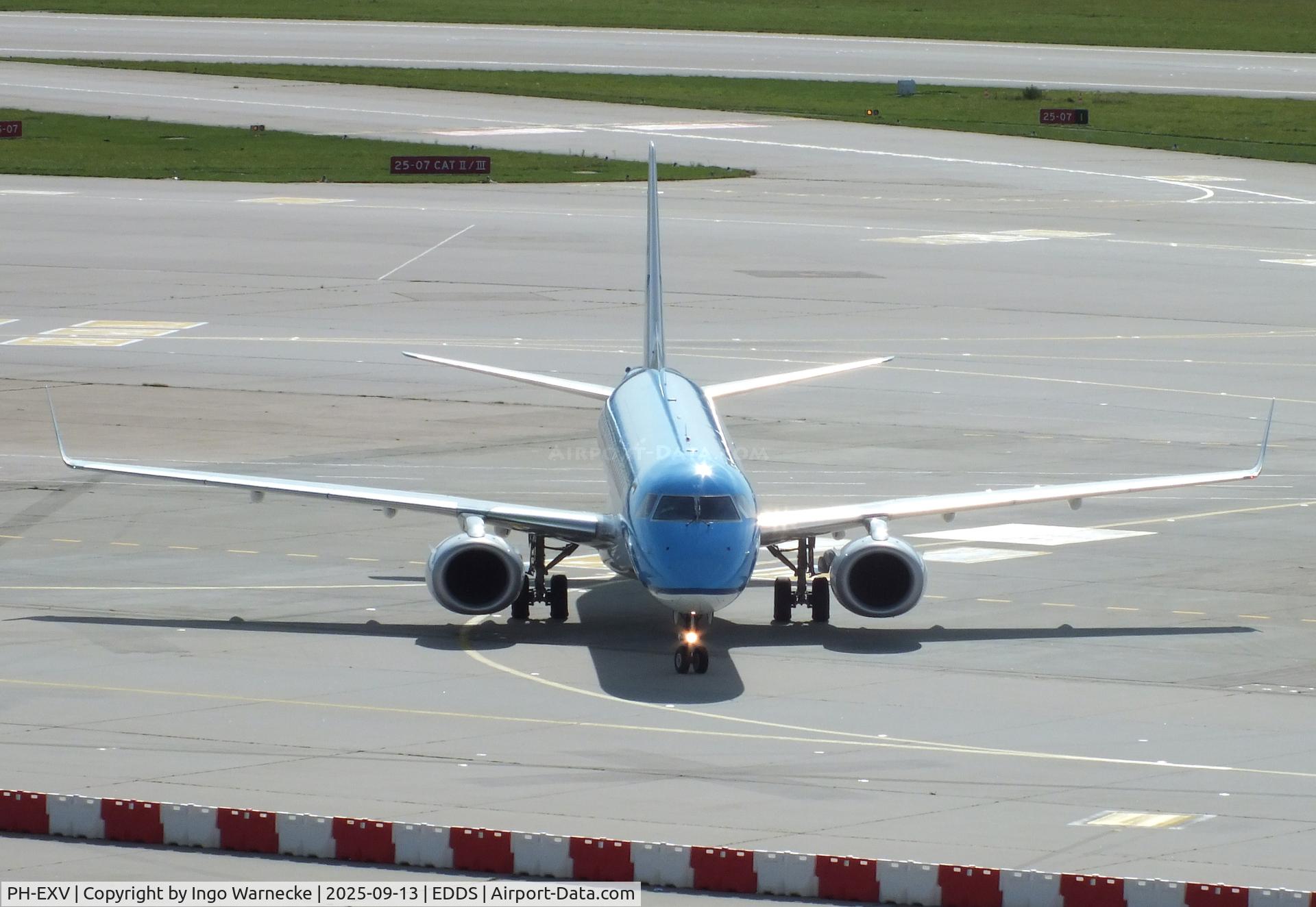PH-EXV, 2018 Embraer ERJ-190STD (ERJ-190-100) C/N 19000750, EMBRAER ERJ-190STD of KLM Cityhopper at Stuttgart airport