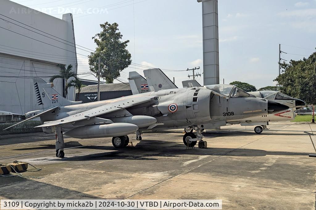 3109, 1980 McDonnell Douglas AV-8S Matador C/N 712227/113, Ex Spain Navy VA.1-10 transfer to Thaï Navy in 2006