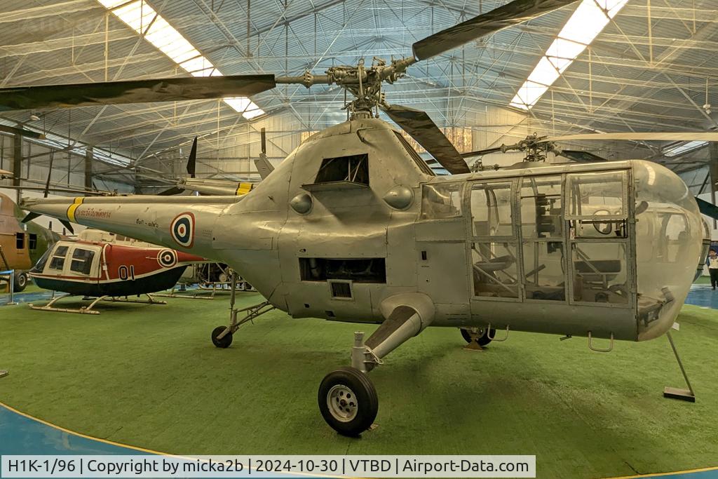 H1K-1/96, 1944 Sikorsky YH-5A C/N 151, Ex USAAF 43-46600, transfer to Thailand Air Force in 1953