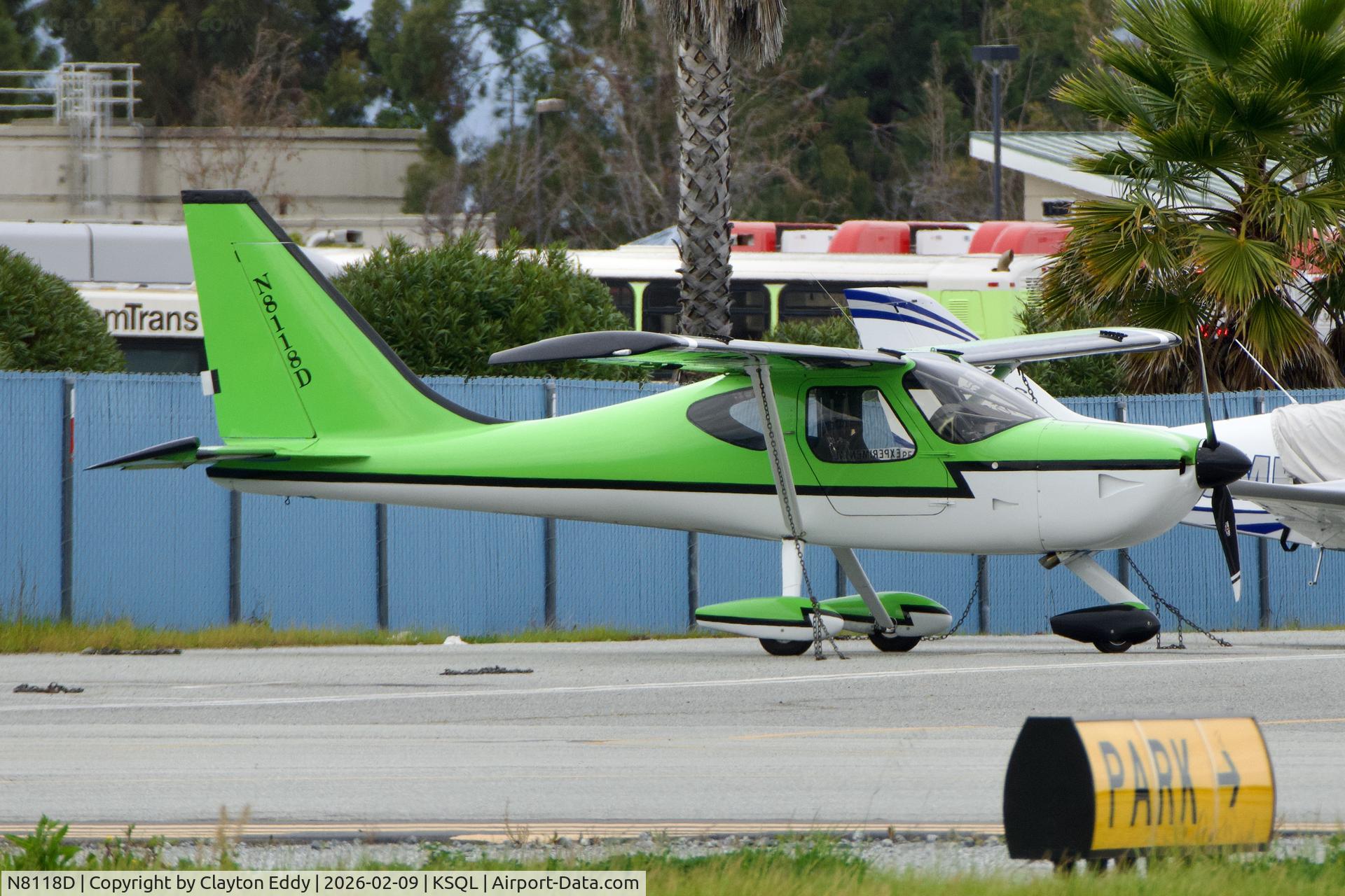 N8118D, 2006 Bufkin C W GLASTAR C/N 5862, San Carlos airport in California 2026