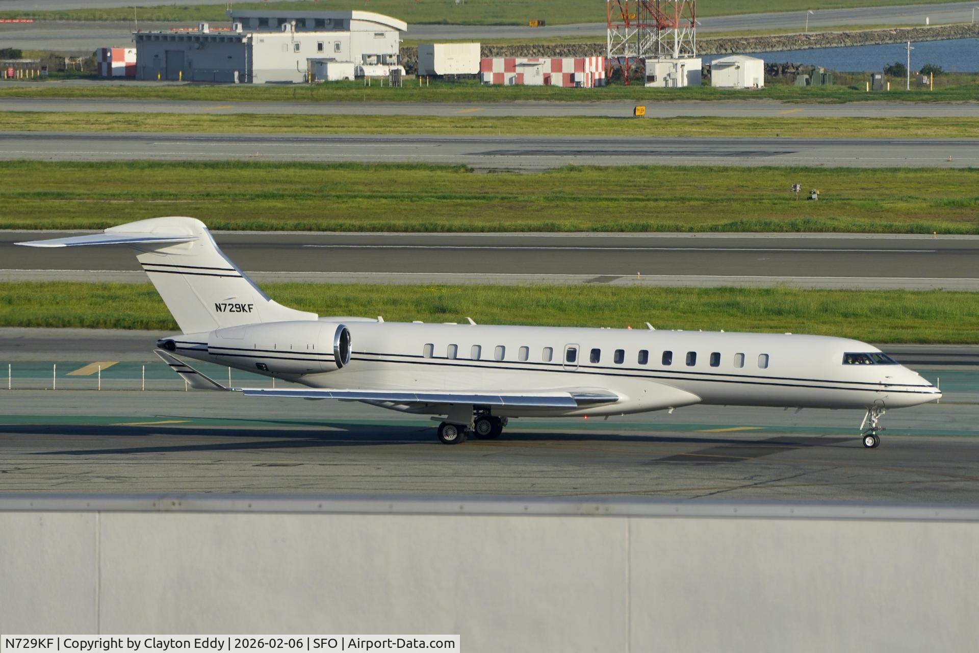 N729KF, 2019 Bombardier BD-700-2A12 Global 7500 C/N 70029, SFO 2026