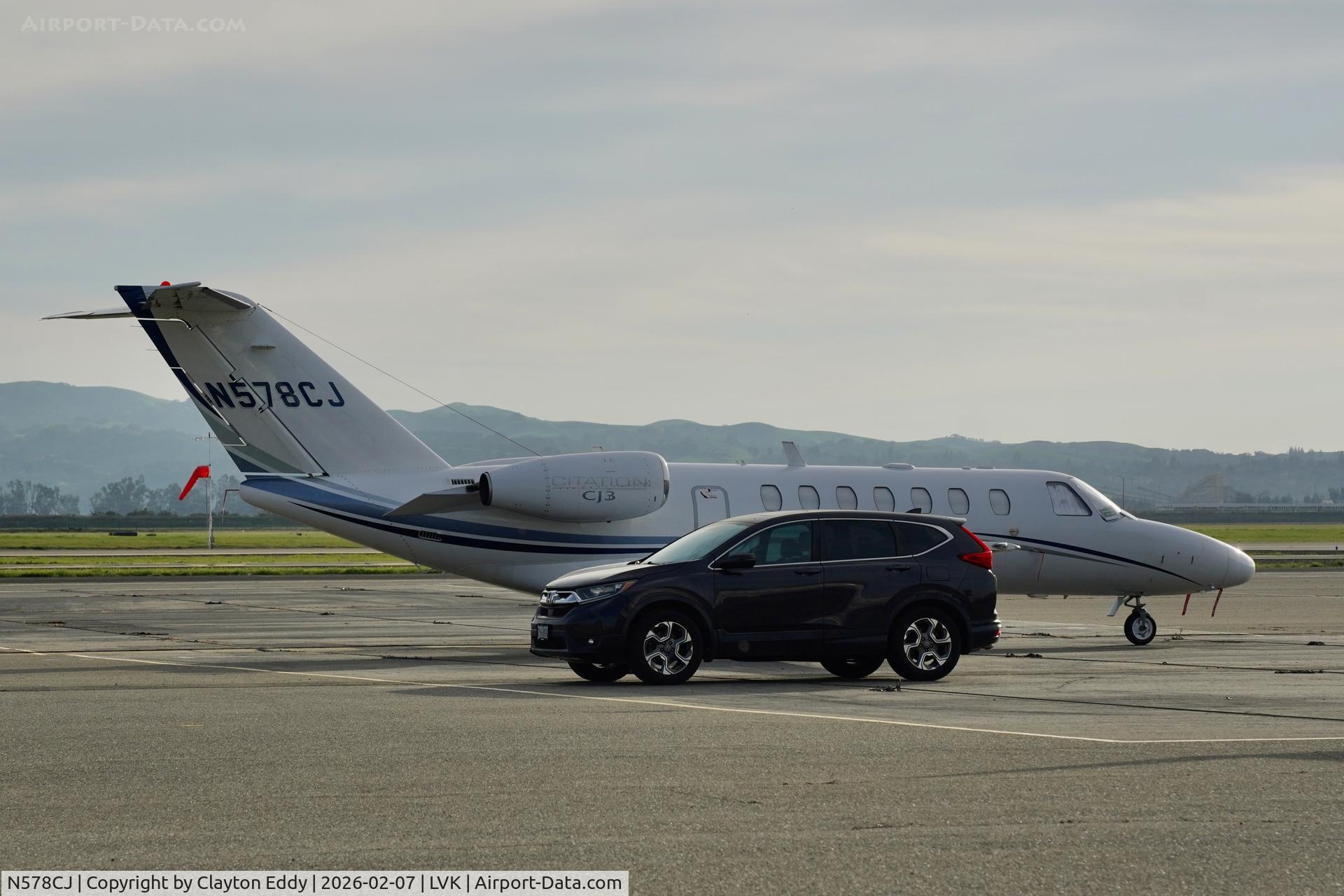N578CJ, 2008 Cessna 525B C/N 525B0282, Livermore airport in California 2026