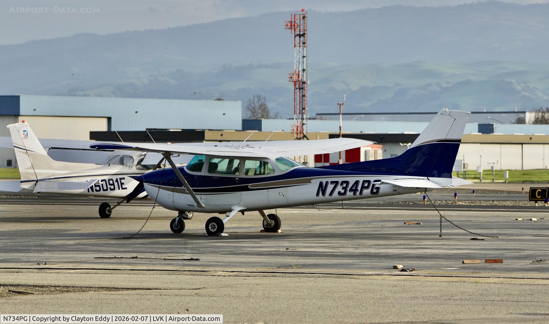 N734PG, 1977 Cessna 172N C/N 17269002, Livermore airport in California 2026
