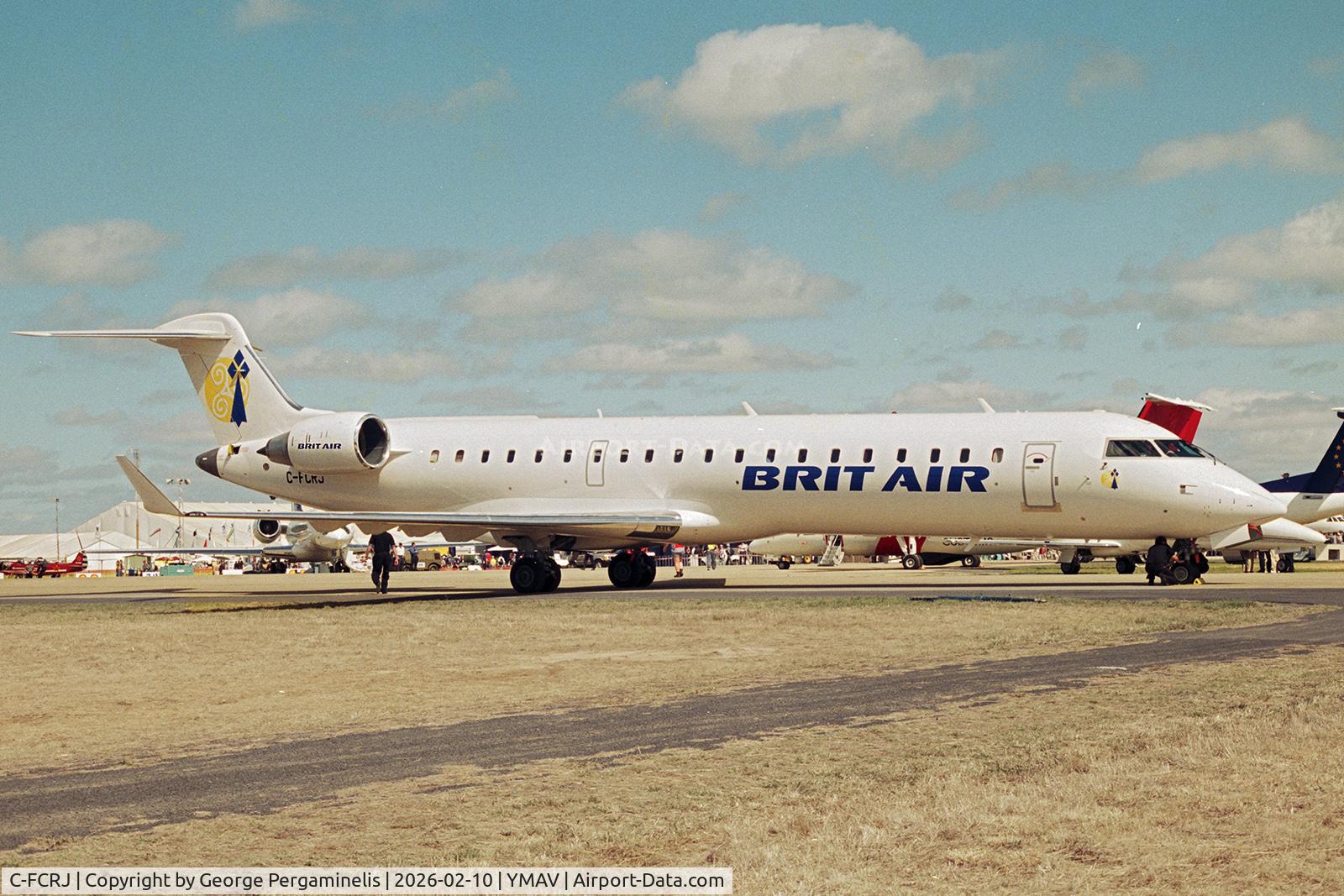 C-FCRJ, 1999 Bombardier CRJ-700 (CL-600-2C10) Regional Jet C/N 10004, Avalon Airshow 2001.
