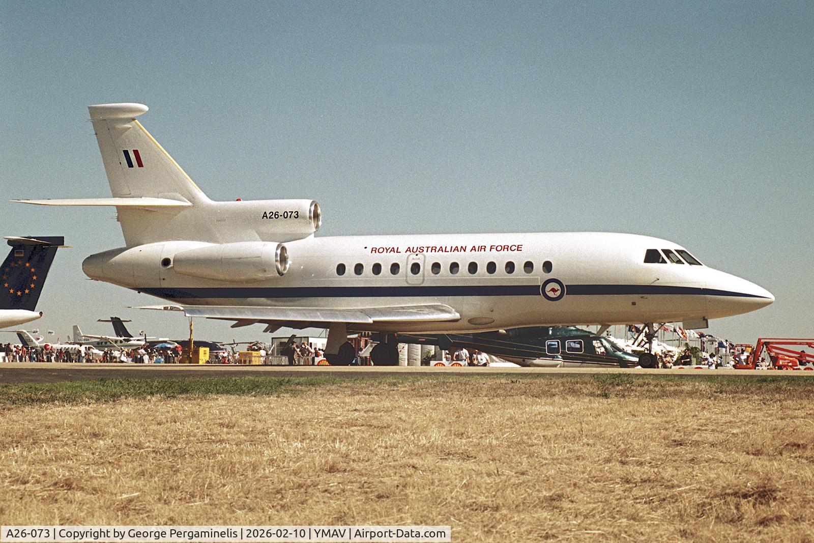 A26-073, 1989 Dassault Falcon 900 C/N 073, Avalon Airshow 2001.