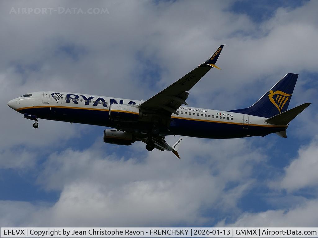 EI-EVX, 2012 Boeing 737-8AS C/N 40317, FR7378 from Dublin DUB