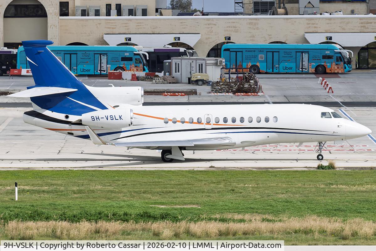 9H-VSLK, 2008 Dassault Falcon 7X C/N 46, Park 9