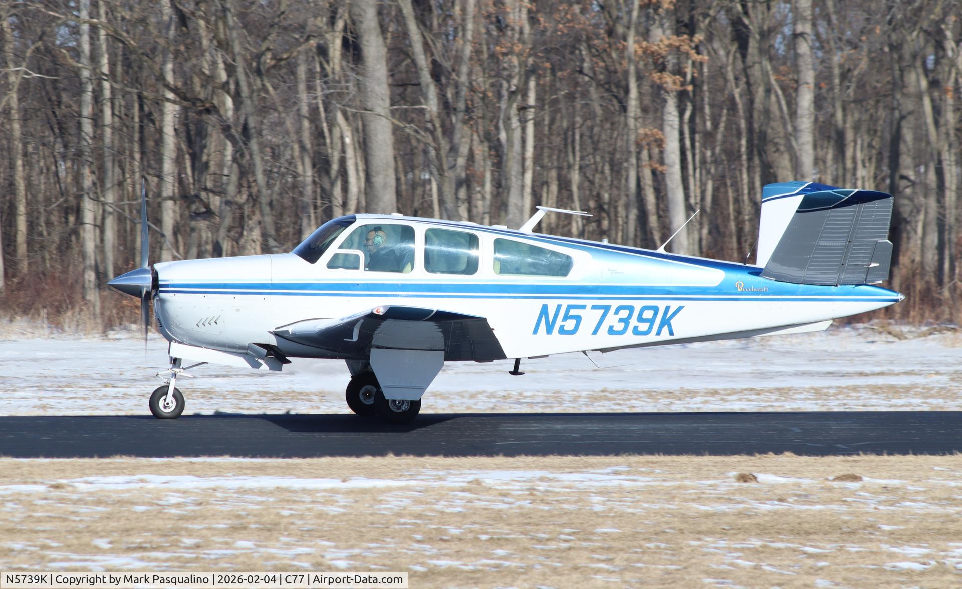 N5739K, 1964 Beech S35 Bonanza C/N D-7519, Beech S35