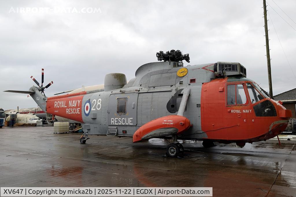 XV647, Westland Sea King HU.5 C/N WA635, Preserved