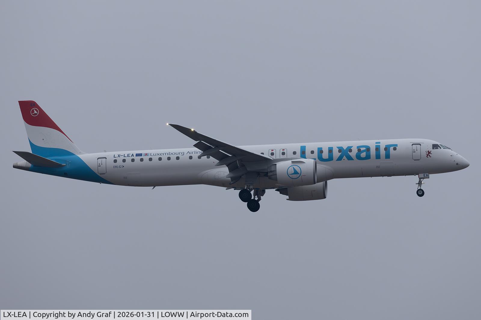 LX-LEA, Embraer ERJ-190-400STD C/N 19020199, Luxair EMB295
