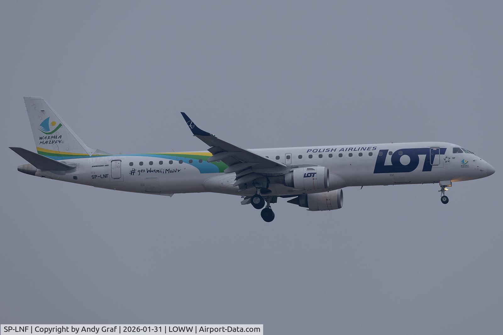 SP-LNF, 2013 Embraer 195LR (ERJ-190-200LR) C/N 19000596, LOT EMB190