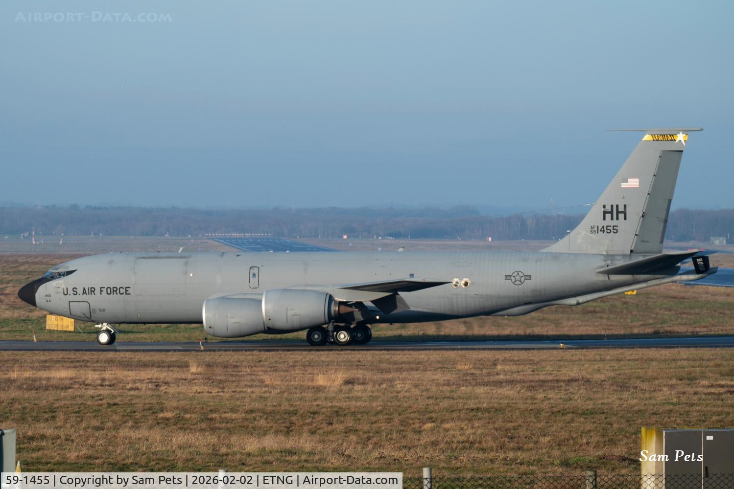59-1455, 1959 Boeing KC-135R Stratotanker C/N 17943/T0358, At Geilenkirchen.