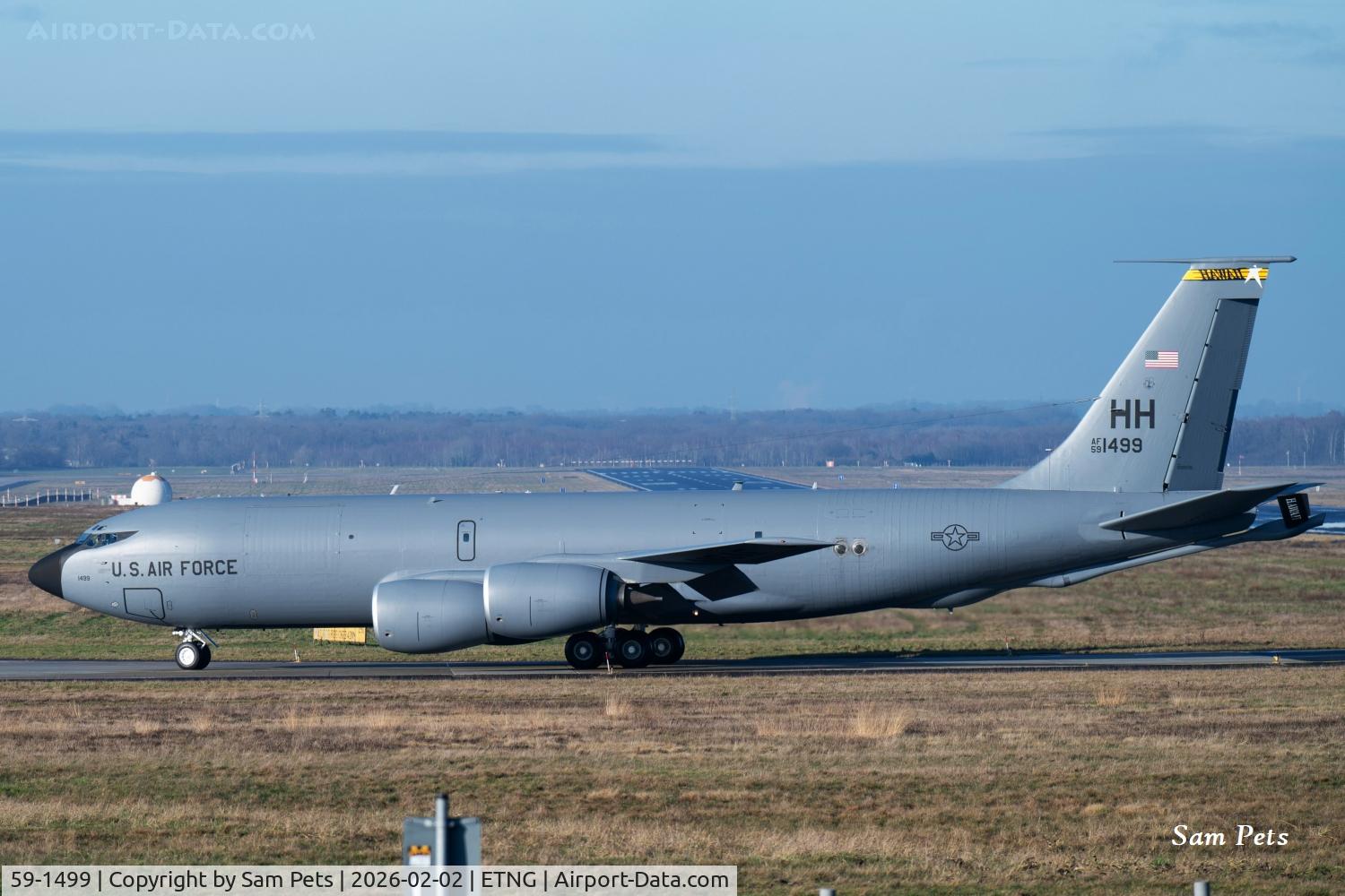 59-1499, 1960 Boeing KC-135R Stratotanker C/N 17985, At Geilenkirchen.