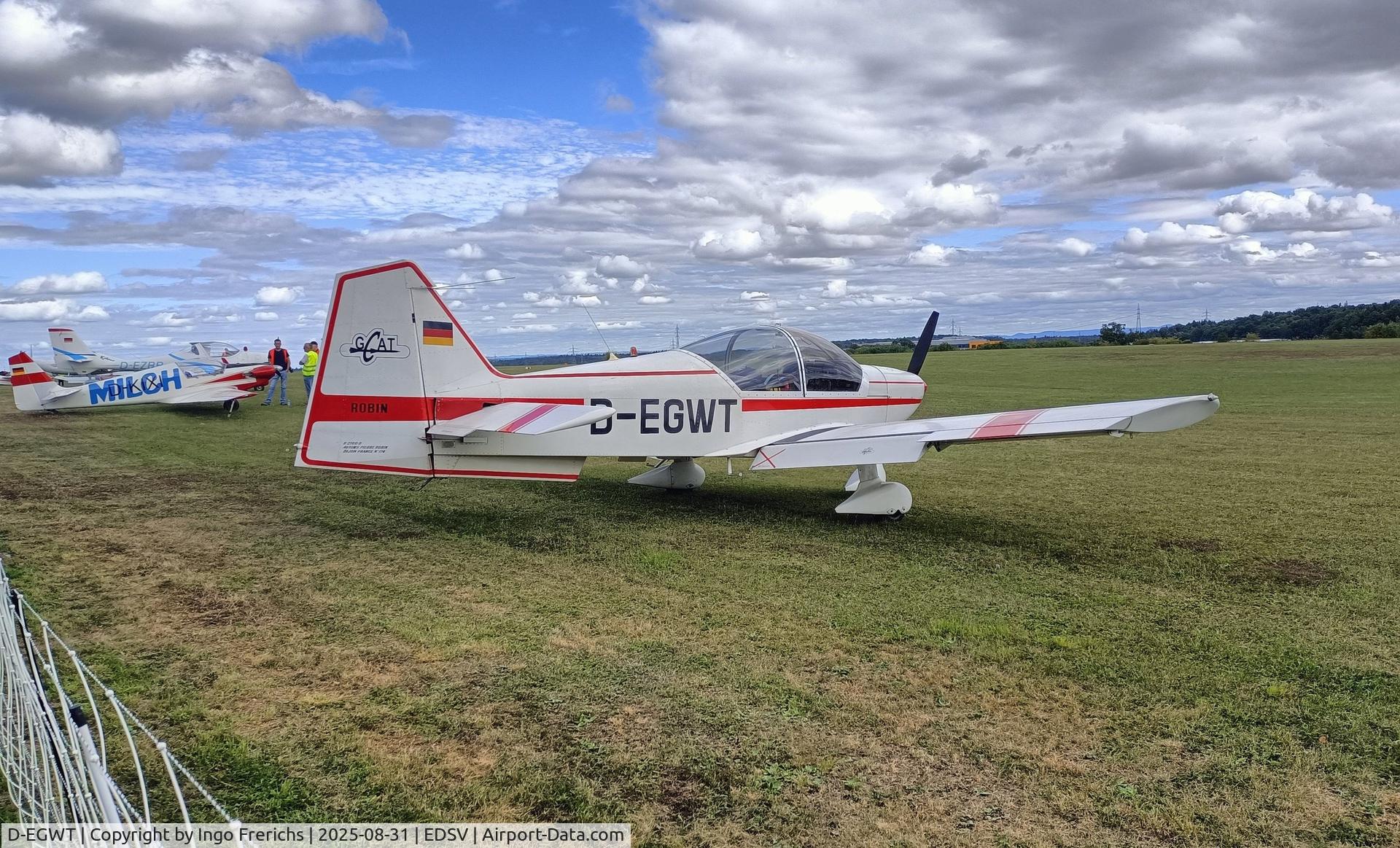 D-EGWT, 1979 Robin R-2160D Alpha Sport C/N 174, Robin R-2160D at glider airfield Waechtersberg in Wildberg (Black Forest)