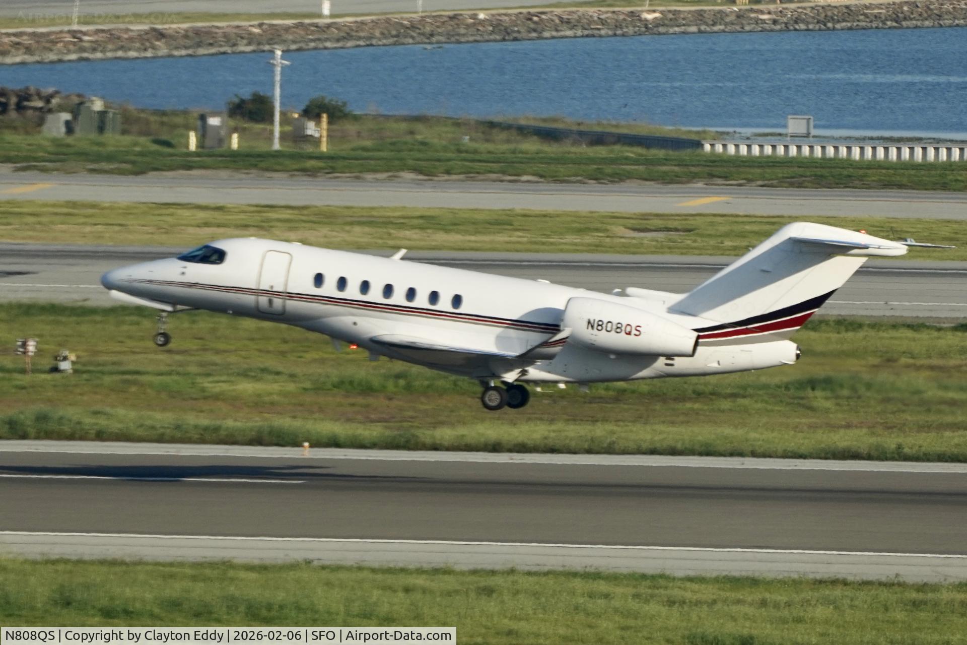 N808QS, 2020 Textron Aviation Inc. (Cessna) 700 Citation Longitude C/N 700-0035, SFO 2026