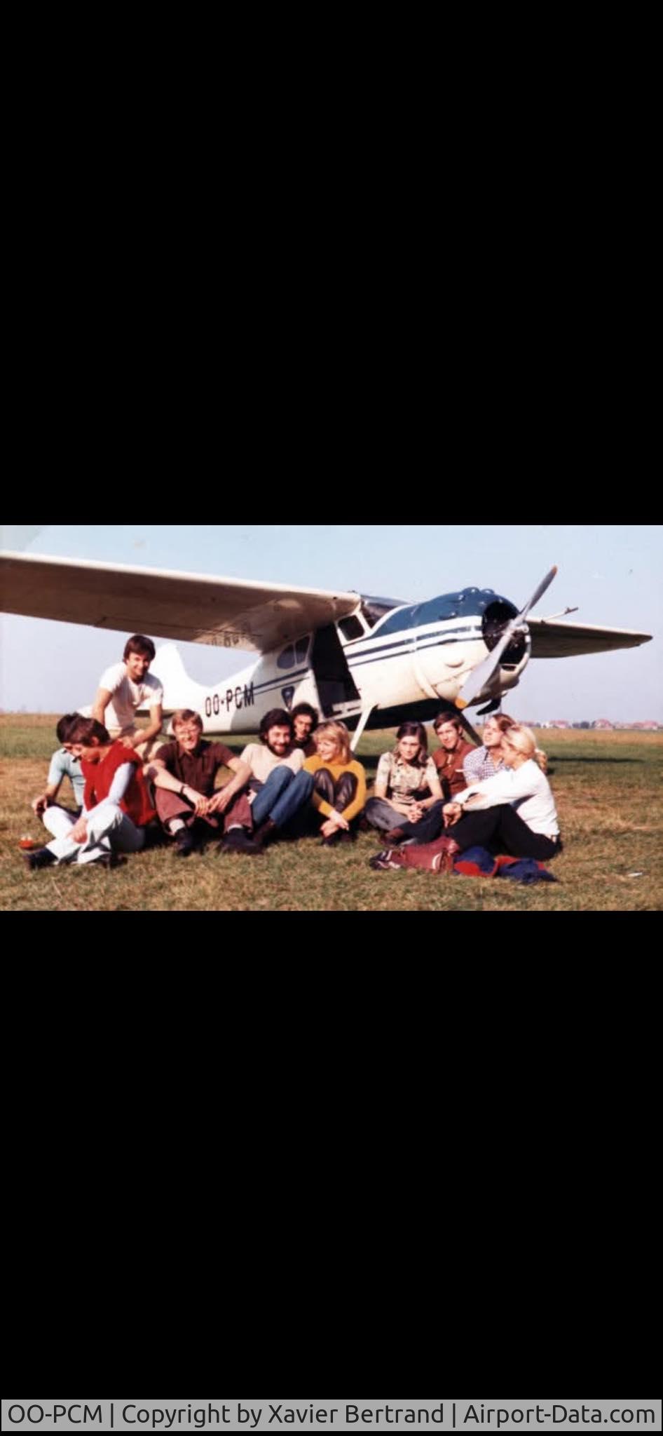 OO-PCM, 1949 Cessna 195 C/N 7550, Sint Denijs Westrem années 1967