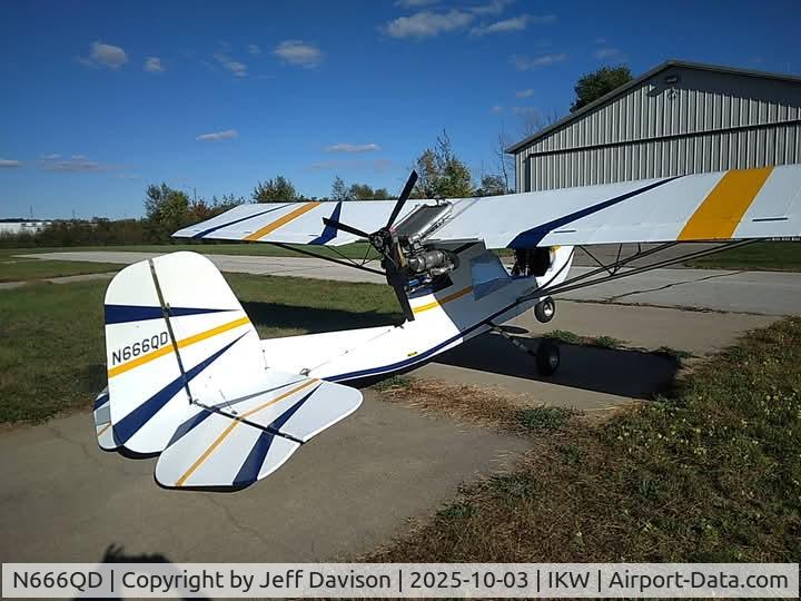 N666QD, 2015 Quad City Challenger I C/N 1, Last flight for 2025. I've owned my Challenger 15 years now.