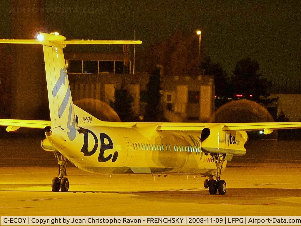G-ECOY, 2000 De Havilland Canada DHC-8-402Q Dash 8 C/N 4022, Flybe at CDG terminal 1