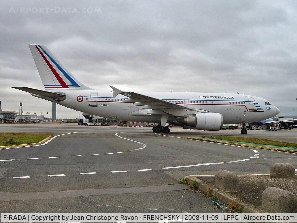 F-RADA, 1987 Airbus A310-304 C/N 421, French Air Force at CDG terminal T1