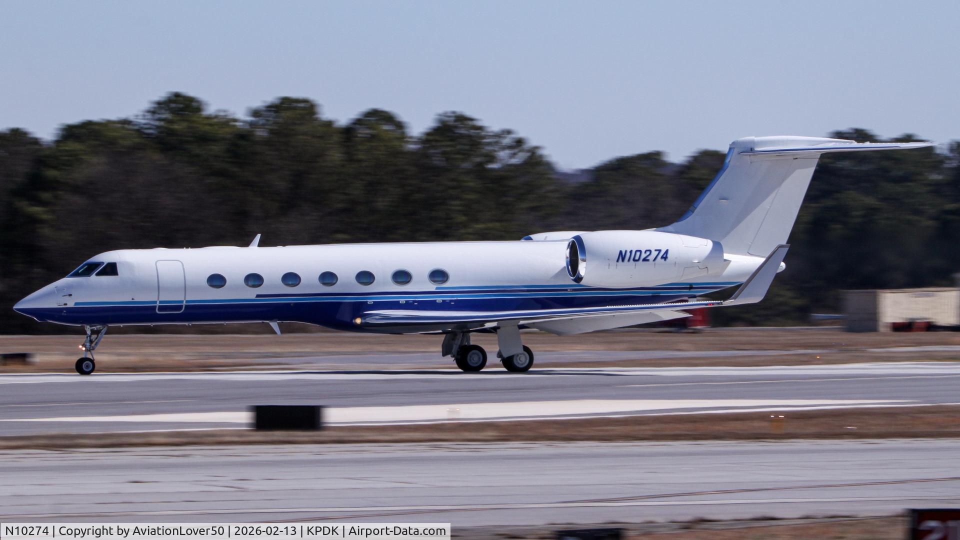 N10274, 2008 Gulfstream Aerospace GV-SP (G550) C/N 5210, G550