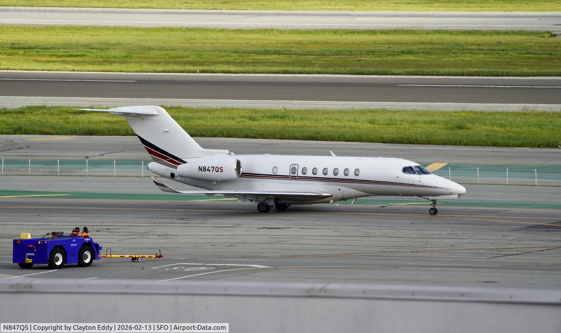 N847QS, 2023 Textron Aviation Inc (Cessna) 700 Citation Longitude C/N 700-0096, SFO 2026