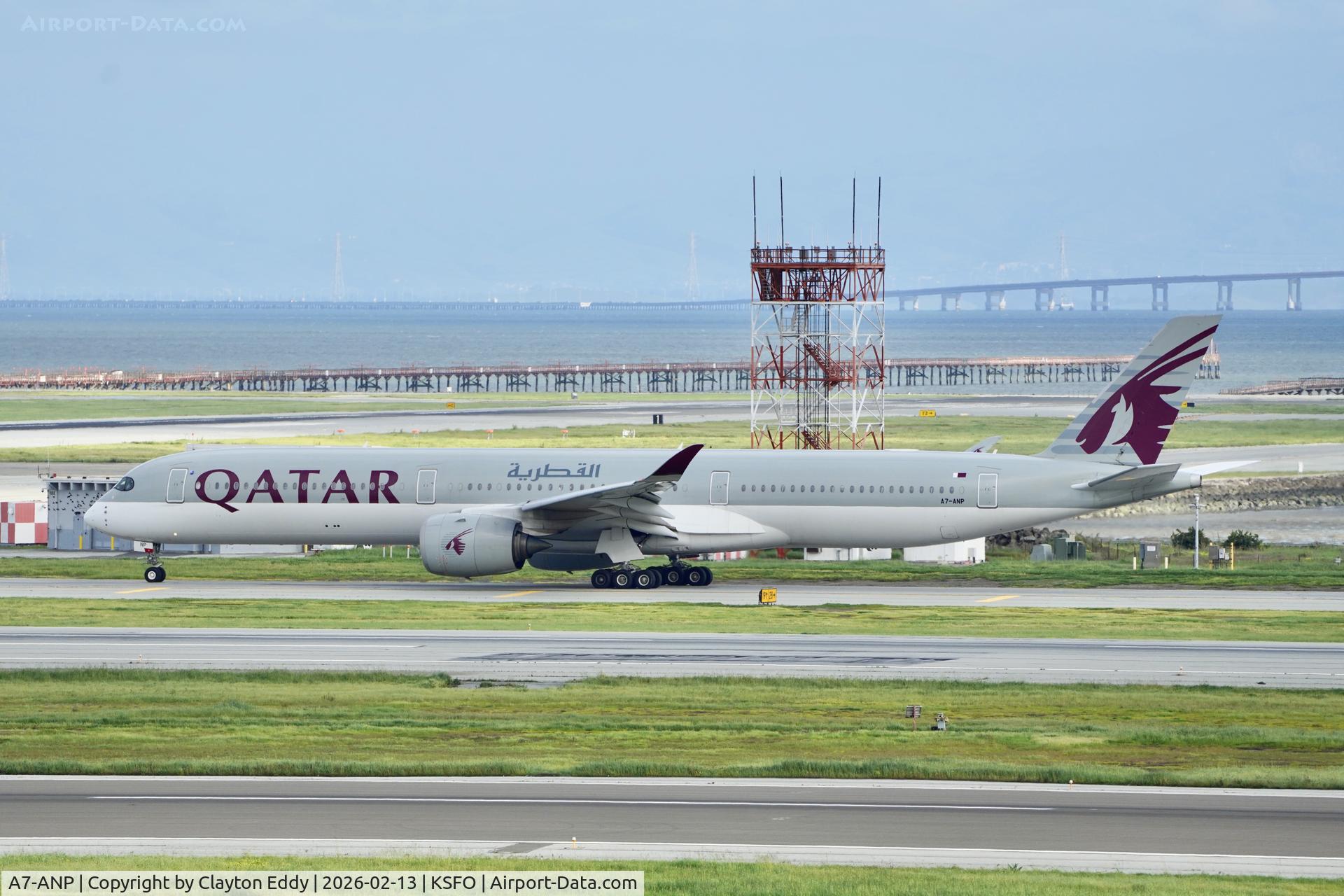 A7-ANP, 2020 Airbus A350-1041 C/N 372, SFO 2026