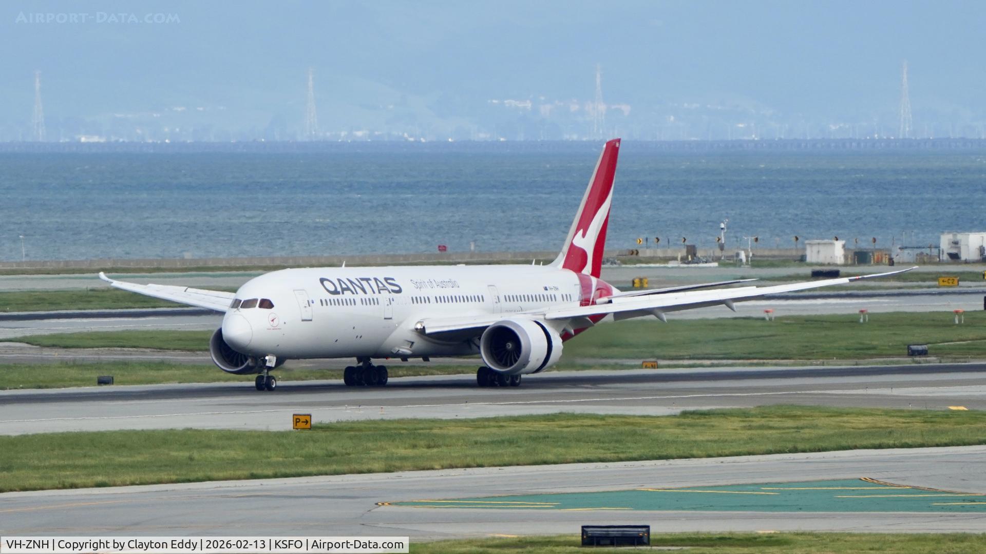 VH-ZNH, 2018 Boeing 787-9 Dreamliner C/N 36241, SFO 2026