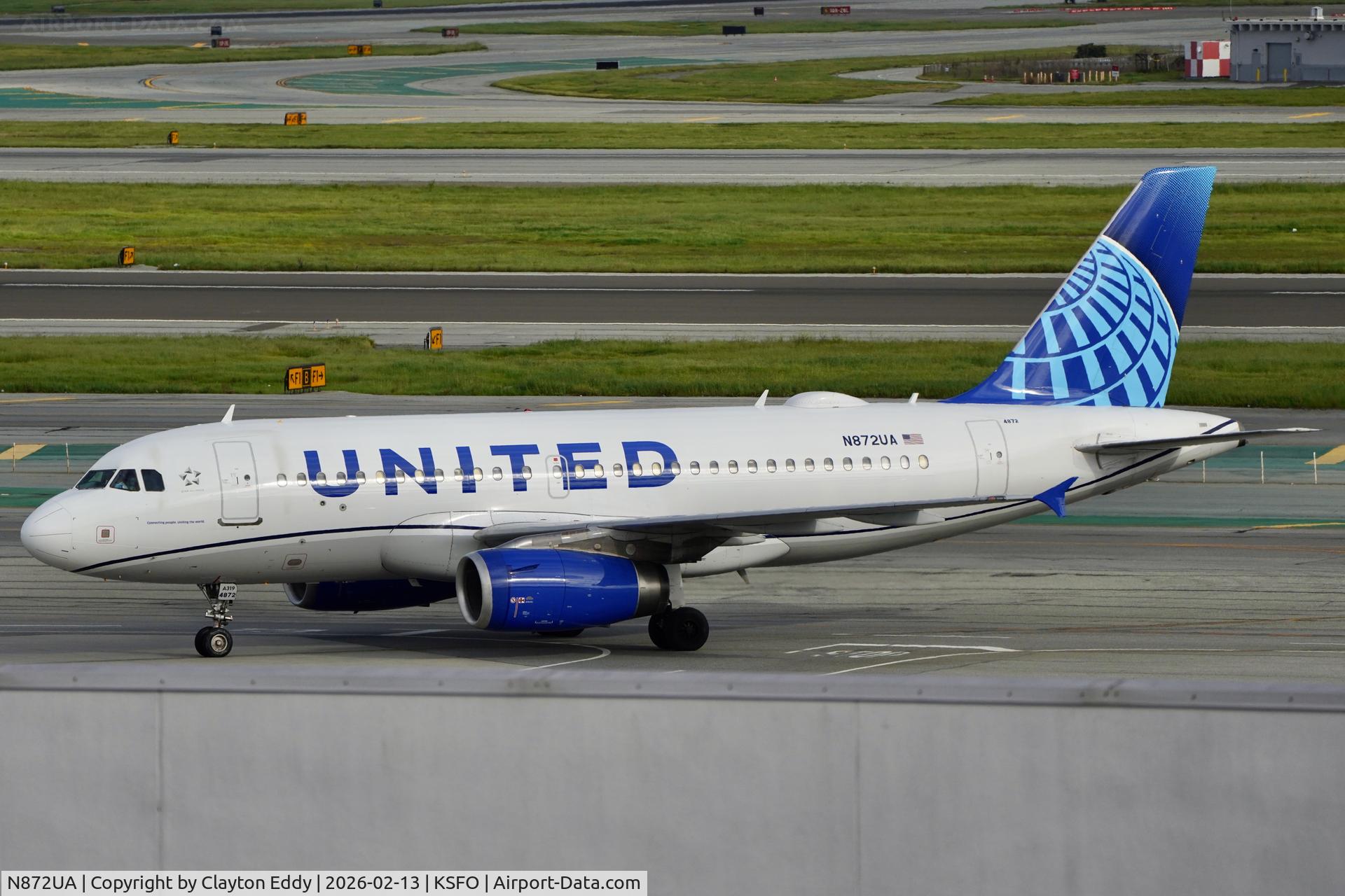 N872UA, 2003 Airbus A319-132 C/N 1986, Ex China Southern Airlines SFO 2026