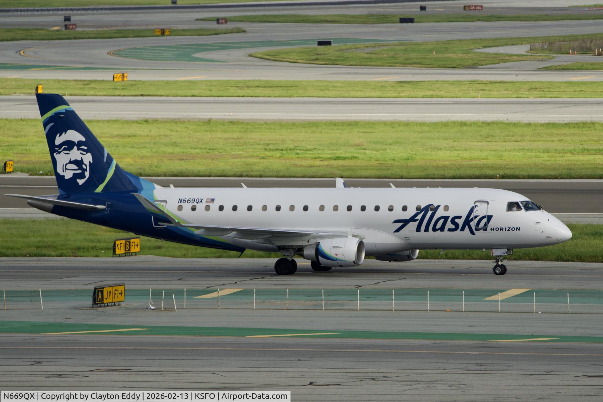 N669QX, 2025 Embraer S.A. ERJ-175LR (ERJ-170-200 LR) C/N 17000959, SFO 2026