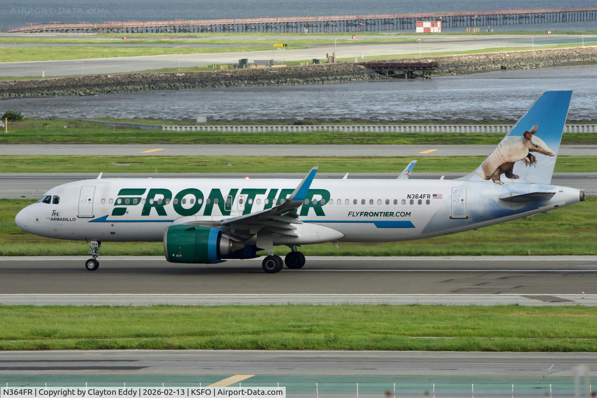 N364FR, 2019 Airbus A320-251NEO C/N 9271, SFO 2026
