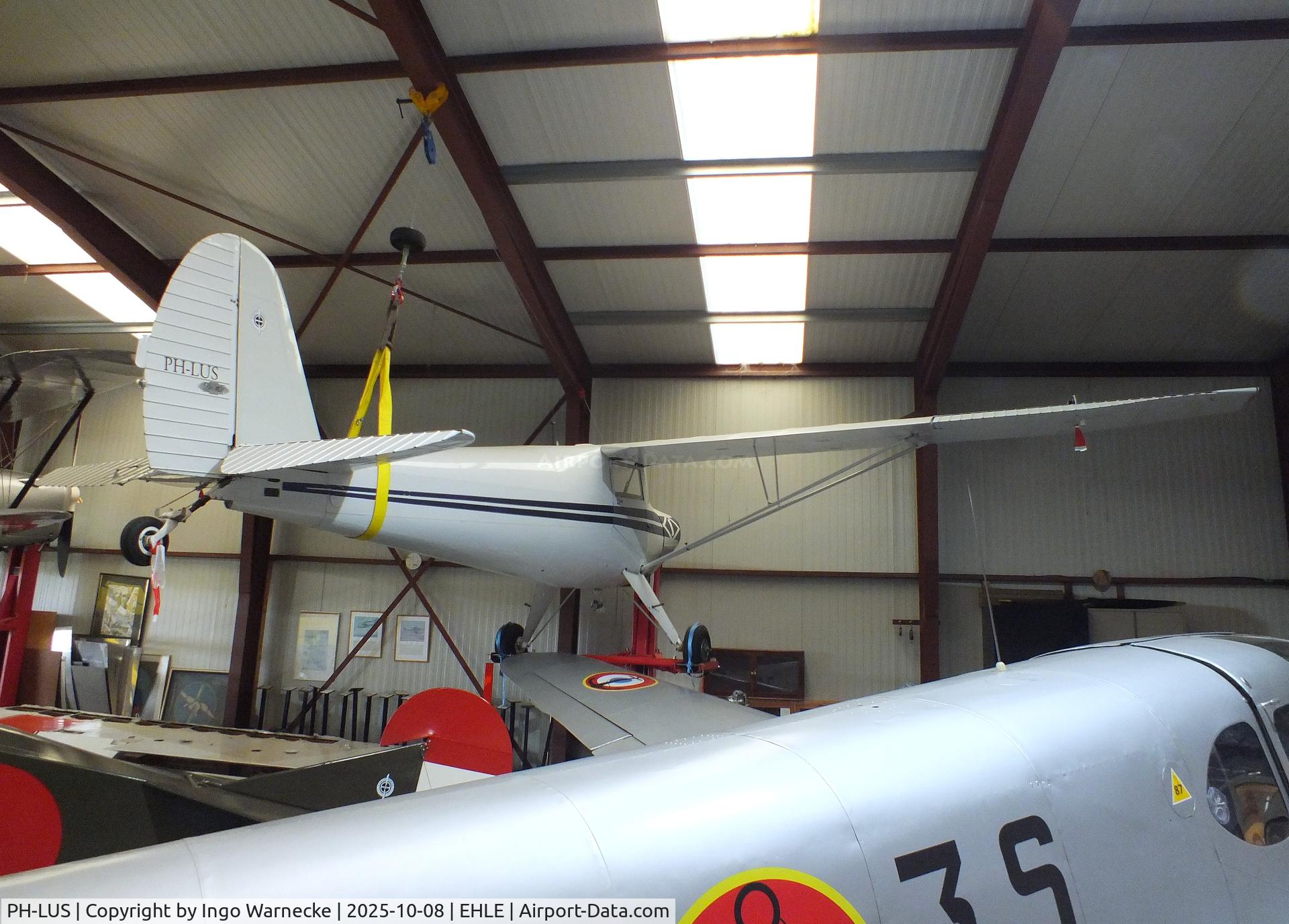 PH-LUS, 1941 Luscombe 8A Silvaire C/N 1863, Luscombe 8A Silvaire at the Stichting Vroege Vogels / Early Birds Foundation at Lelystad airport