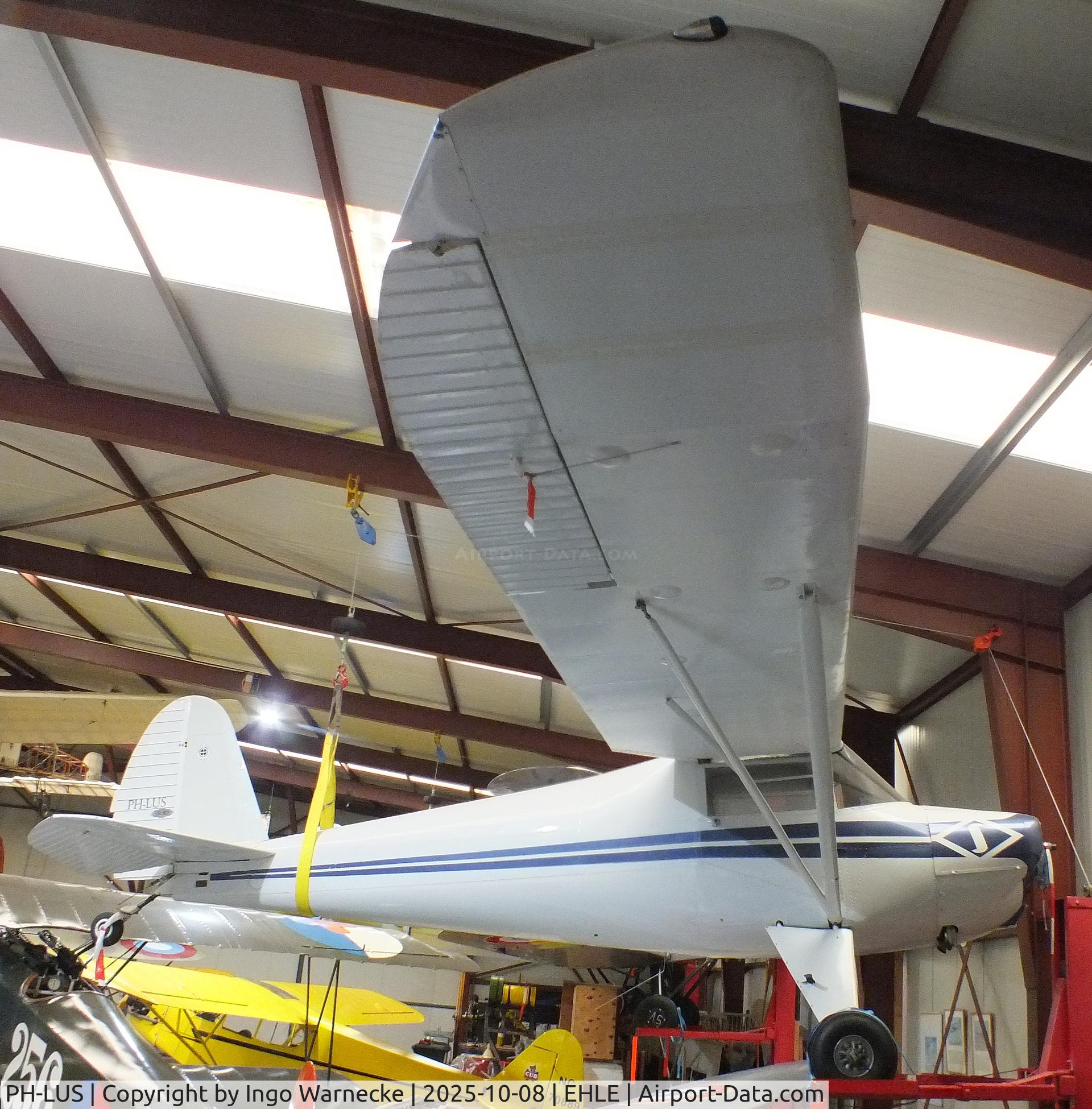 PH-LUS, 1941 Luscombe 8A Silvaire C/N 1863, Luscombe 8A Silvaire at the Stichting Vroege Vogels / Early Birds Foundation at Lelystad airport