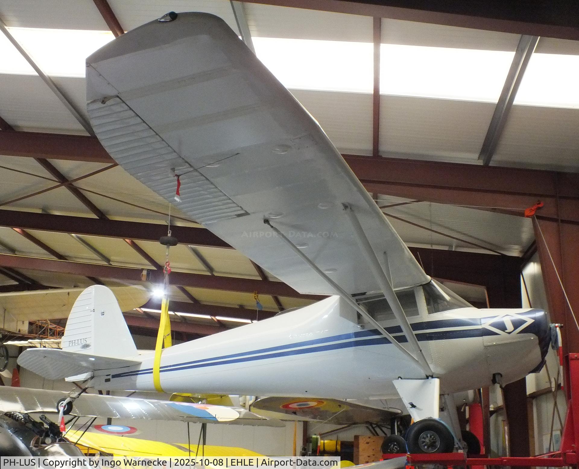 PH-LUS, 1941 Luscombe 8A Silvaire C/N 1863, Luscombe 8A Silvaire at the Stichting Vroege Vogels / Early Birds Foundation at Lelystad airport