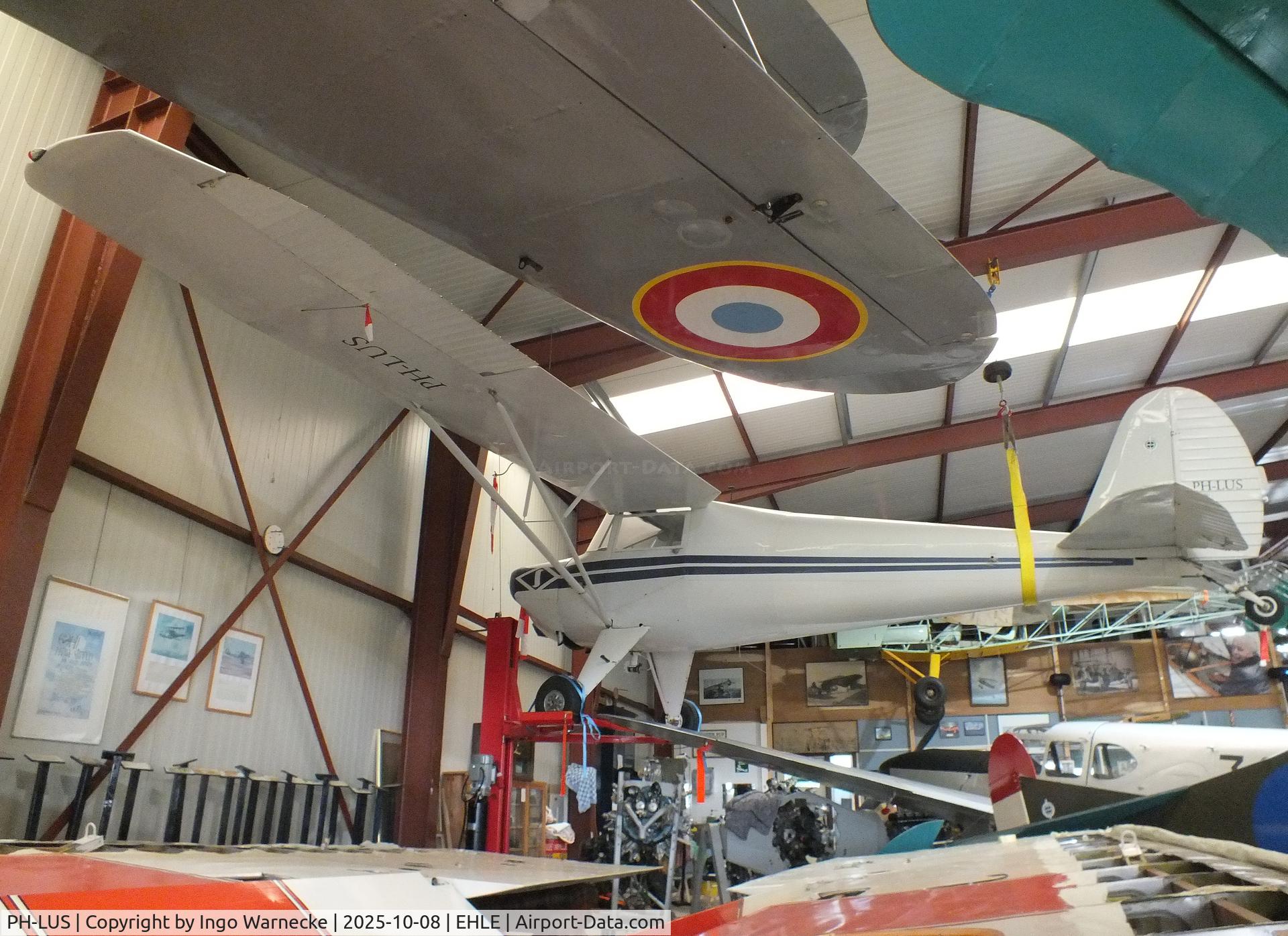 PH-LUS, 1941 Luscombe 8A Silvaire C/N 1863, Luscombe 8A Silvaire at the Stichting Vroege Vogels / Early Birds Foundation at Lelystad airport