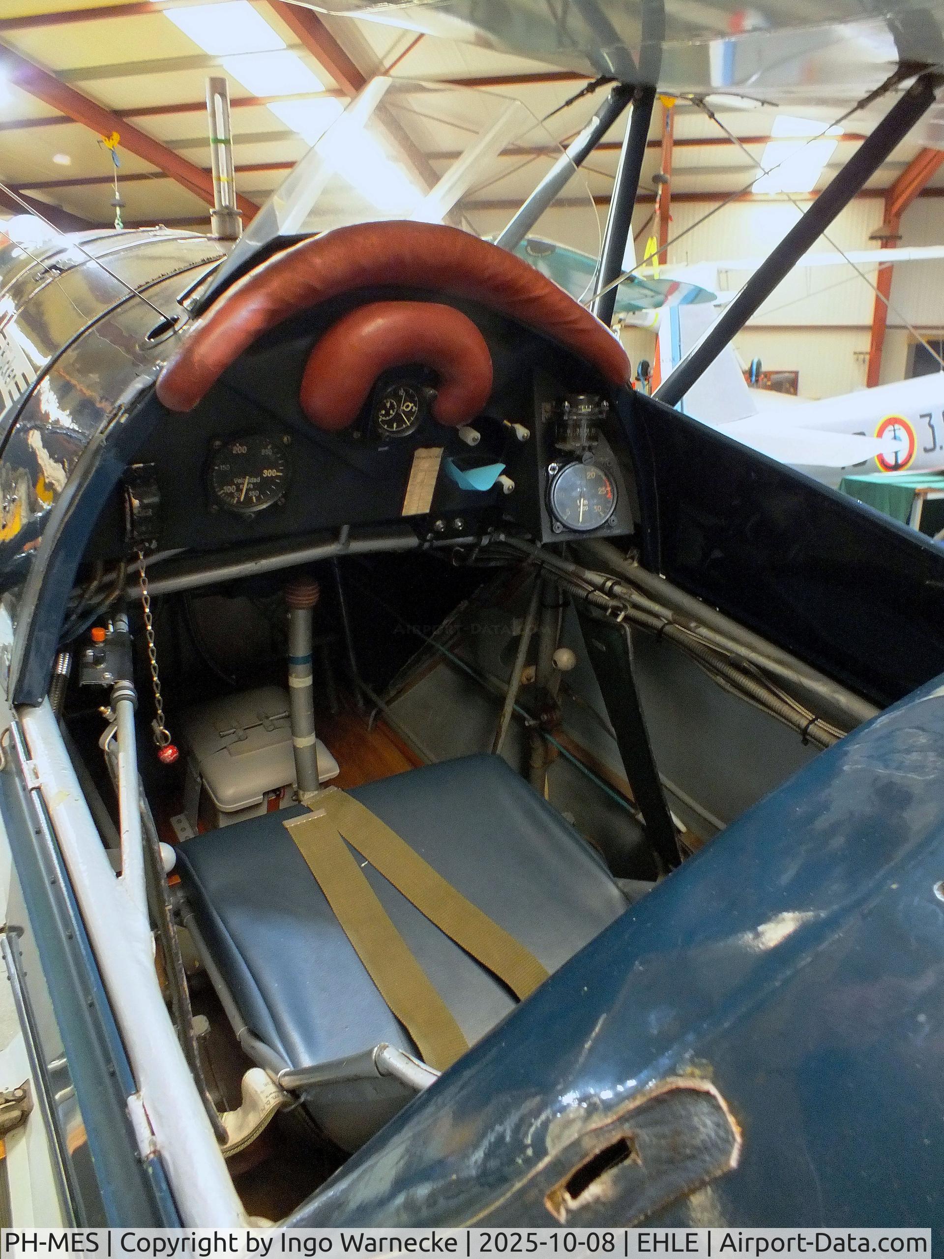 PH-MES, 1954 Bucker Bu-131 Jungmann C/N 478, CASA 1.131E (E3B) (spanish license built Bücker Bü 131 Jungmann) at the Stichting Vroege Vogels / Early Birds Foundation at Lelystad airport #c