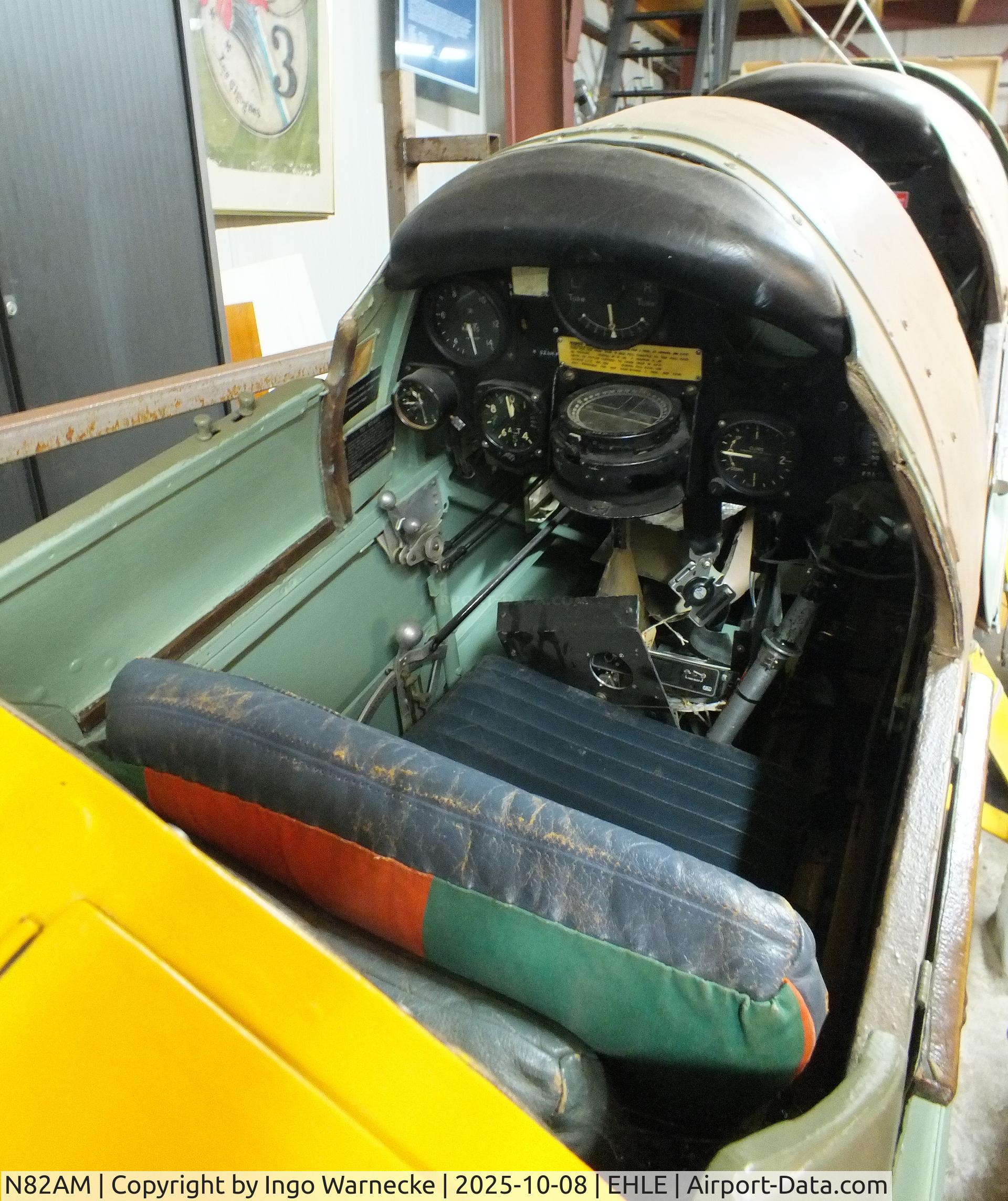 N82AM, 1944 De Havilland DH-82A Tiger Moth II C/N 86568, De Havilland D.H.82A Tiger Moth (wings/tail dismounted, containing parts of G-ANGJ and G-ANSG, now in KLu colours) at the Stichting Vroege Vogels / Early Birds Foundation at Lelystad airport