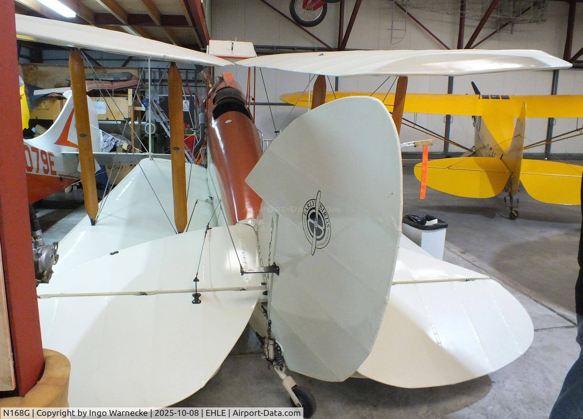 N168G, 1928 De havilland DH-60G Gypsy Moth C/N A7/44, De Havilland D.H.60G Gipsy Moth at the Stichting Vroege Vogels / Early Birds Foundation at Lelystad airport