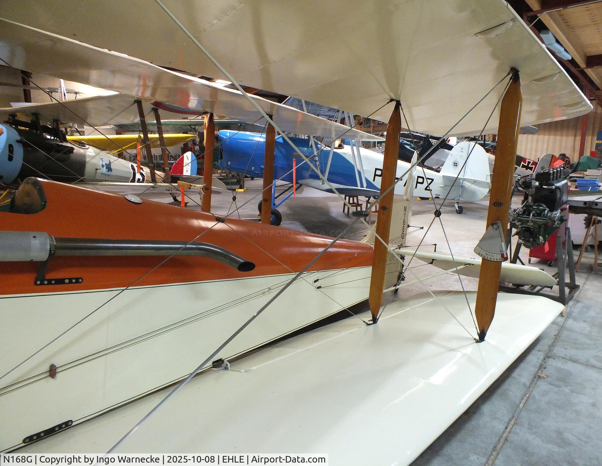 N168G, 1928 De havilland DH-60G Gypsy Moth C/N A7/44, De Havilland D.H.60G Gipsy Moth at the Stichting Vroege Vogels / Early Birds Foundation at Lelystad airport