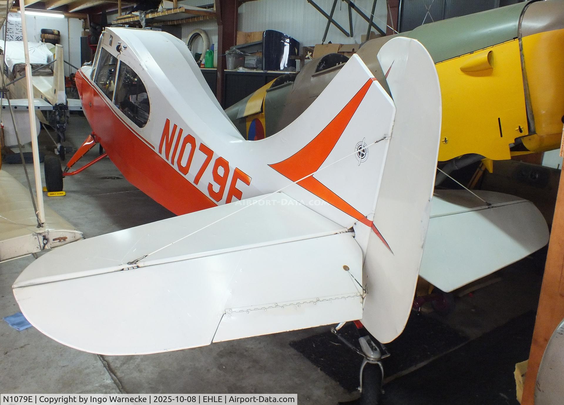 N1079E, 1959 Aeronca 7AC Champion C/N 7AC-4632, Aeronca 7AC Champion (wings dismounted) at the Stichting Vroege Vogels / Early Birds Foundation at Lelystad airport