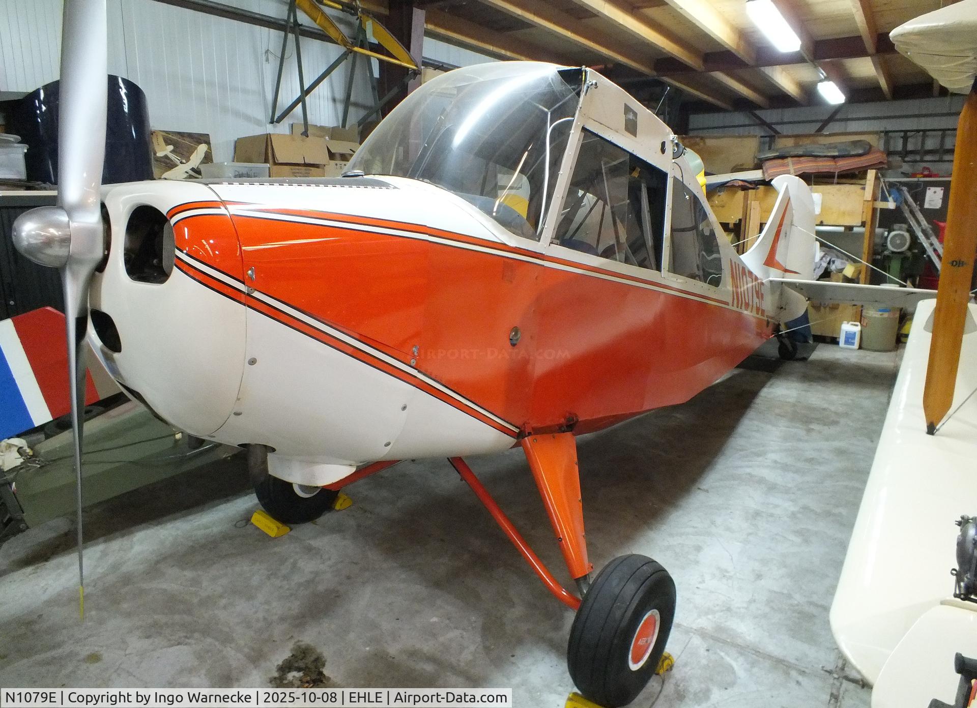 N1079E, 1959 Aeronca 7AC Champion C/N 7AC-4632, Aeronca 7AC Champion (wings dismounted) at the Stichting Vroege Vogels / Early Birds Foundation at Lelystad airport