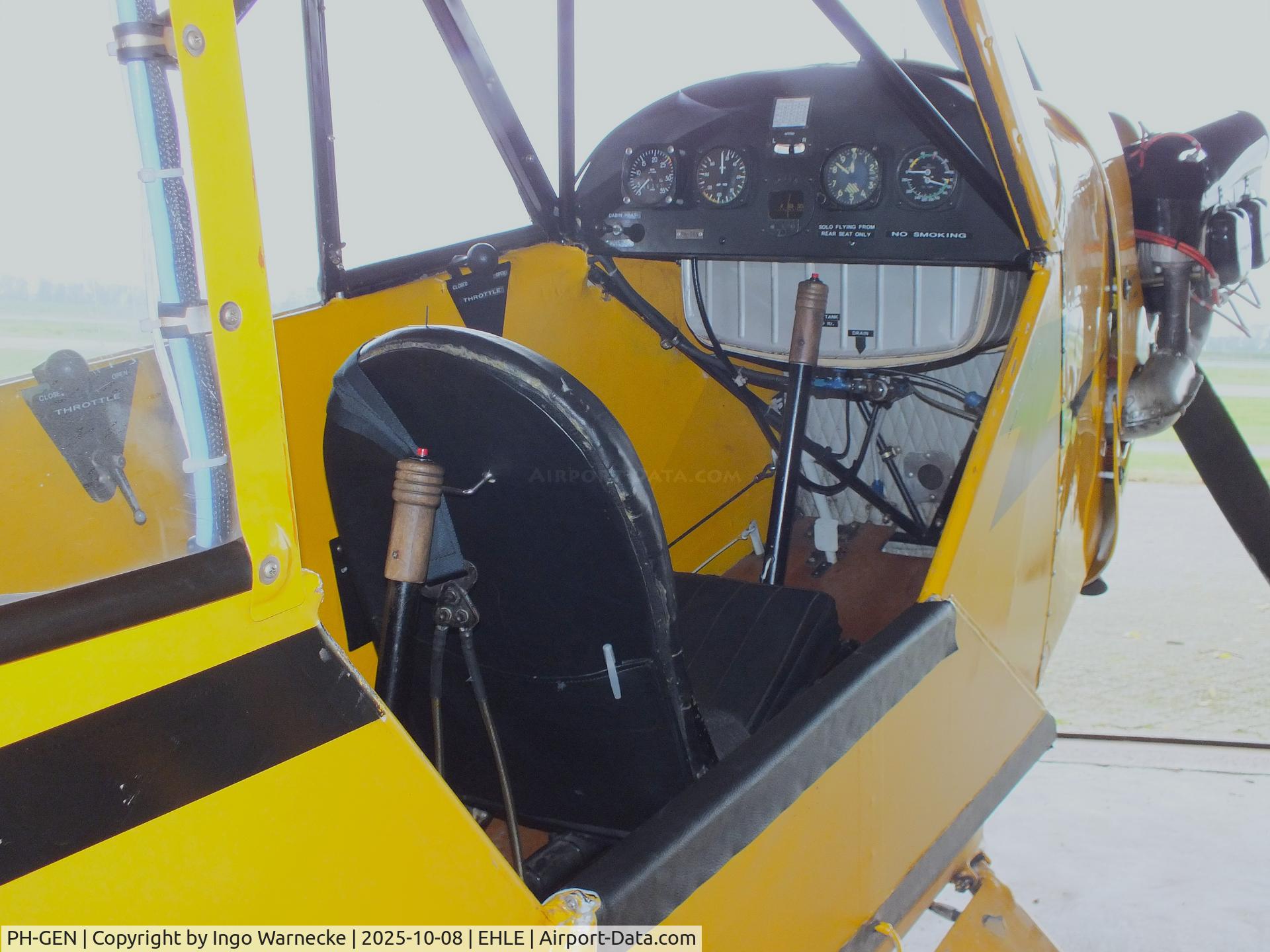 PH-GEN, 1944 Piper L-4J Grasshopper (J3C-65D) C/N 12893, Piper L-4J Grasshopper (J3C-65D Cub) at the Stichting Vroege Vogels / Early Birds Foundation at Lelystad airport