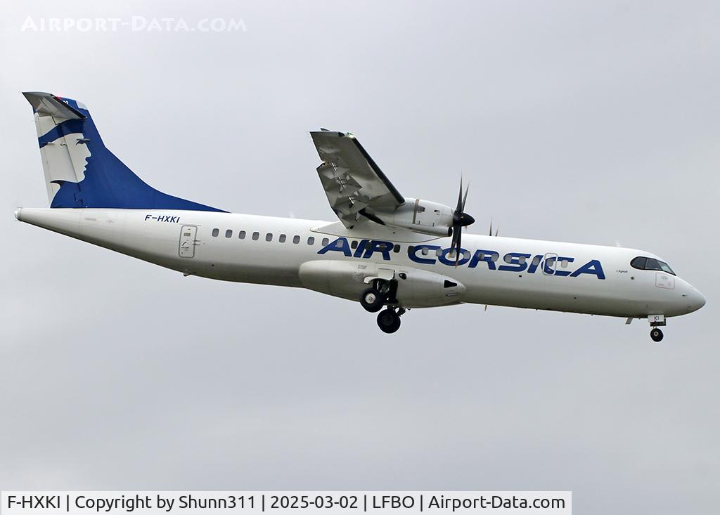 F-HXKI, 2022 ATR 72-600 C/N 1651, Landing rwy 32L