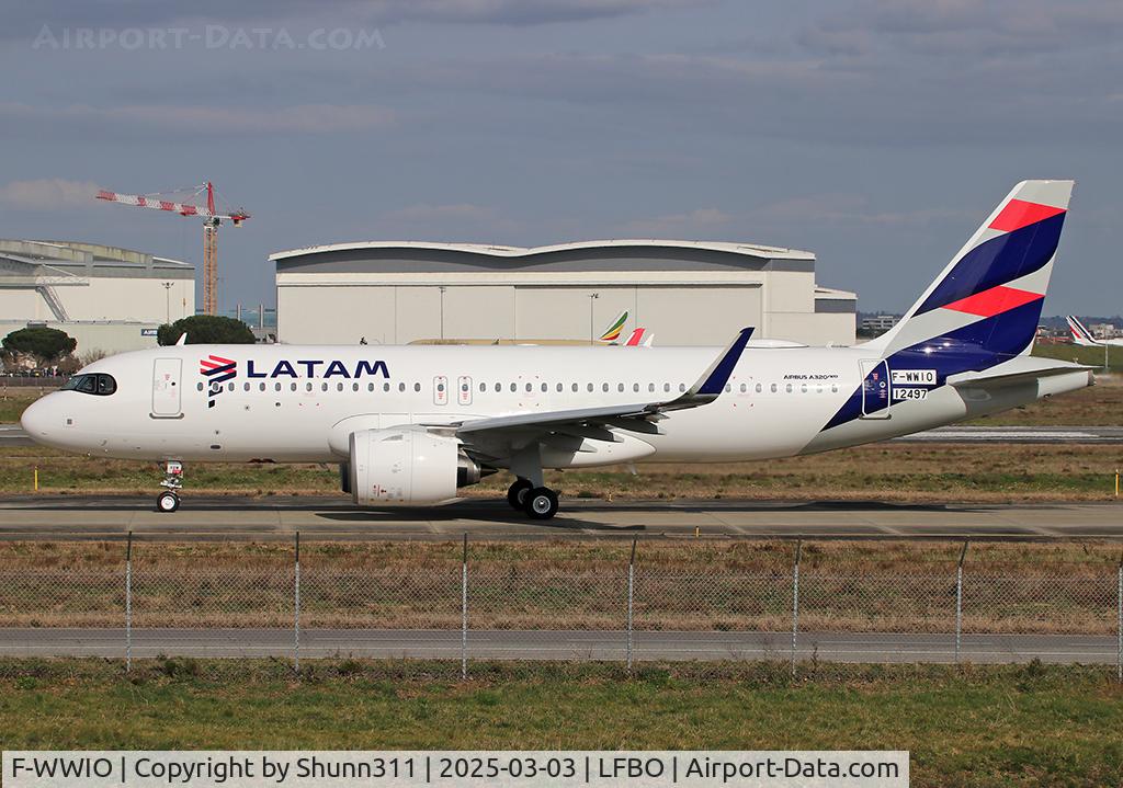 F-WWIO, 2025 Airbus A320-271N C/N 12497, C/n 12497 - To be PR-XBW