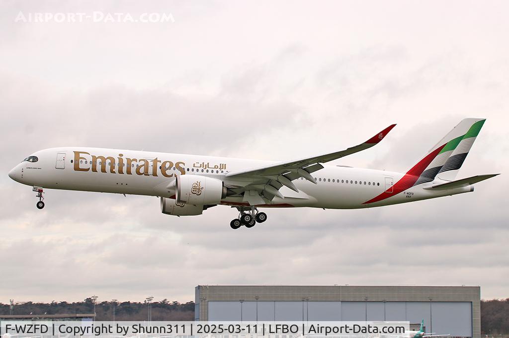 F-WZFD, 2025 Airbus A350-941 C/N 0693, C/n 0693 - To be A6-EXC