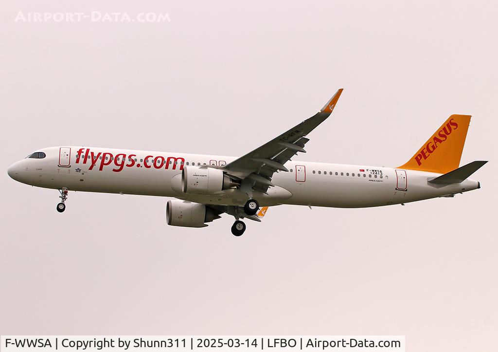 F-WWSA, 2025 Airbus A321-251NX C/N 12413, C/n 12413 - To be TC-RFM