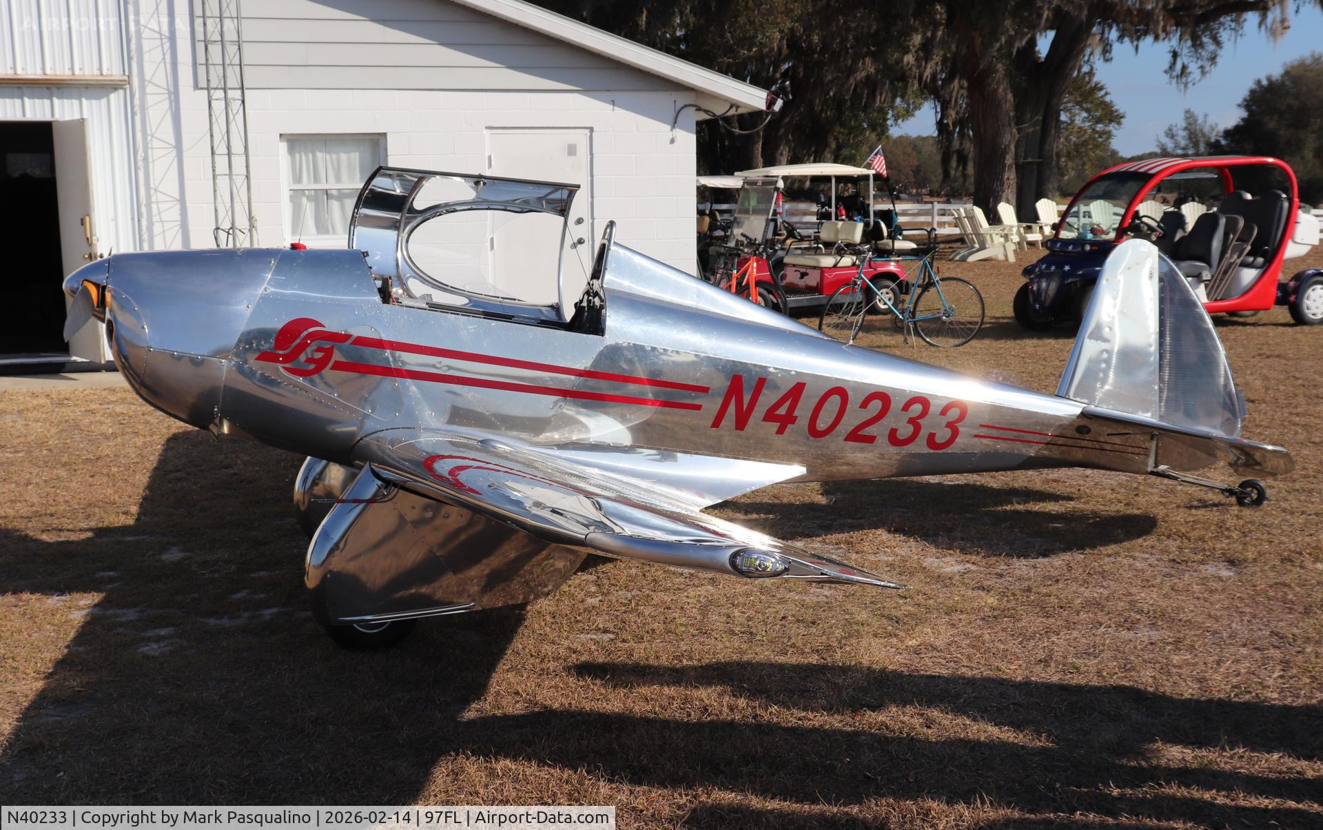 N40233, 2025 Spirit Engineering SE-1 C/N 015, Spirit Engineering SE-1